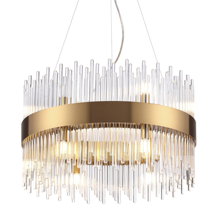 Люстра Nembus Chandelier Gold Circle Бронза в Перми | Loft Concept 