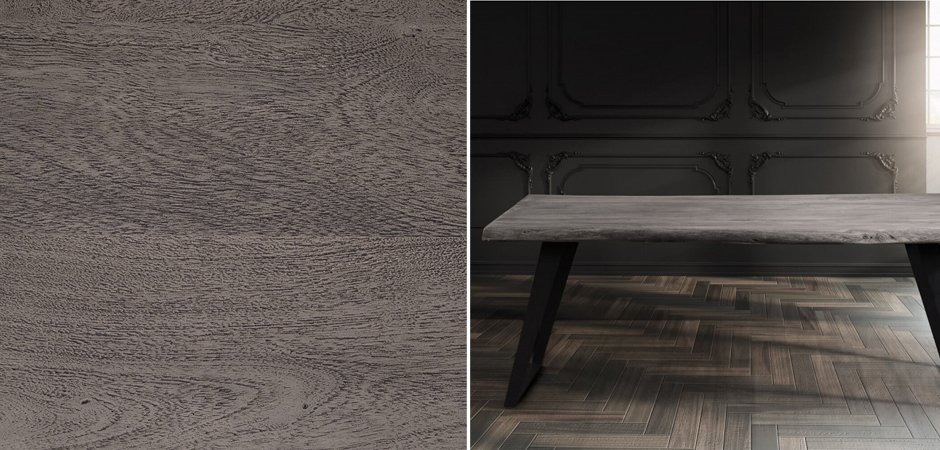 Обеденный стол Eco Dark Wood Обеденный стол Eco Dark Wood - Loft-Concept в Перми