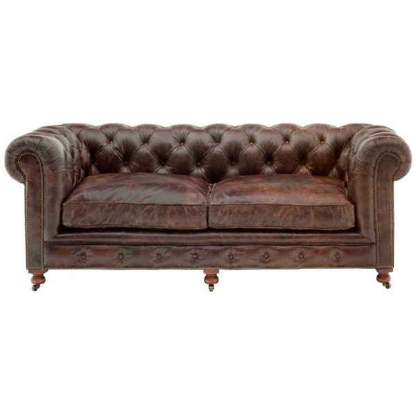 Диван Chesterfield Rebel Sofa Andrew Martin Коричневый в Перми | Loft Concept 