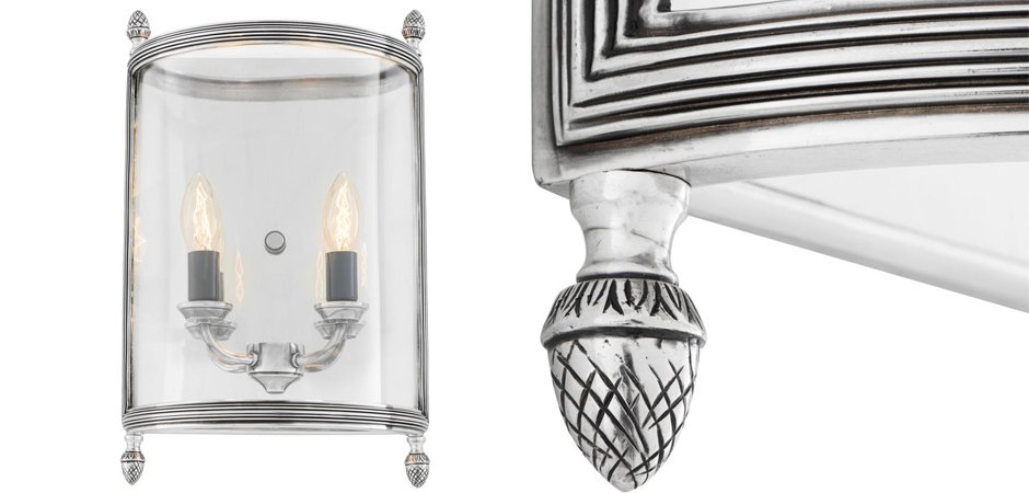 Бра Wall Lamp Lennon M Silver - Loft-Concept в Перми