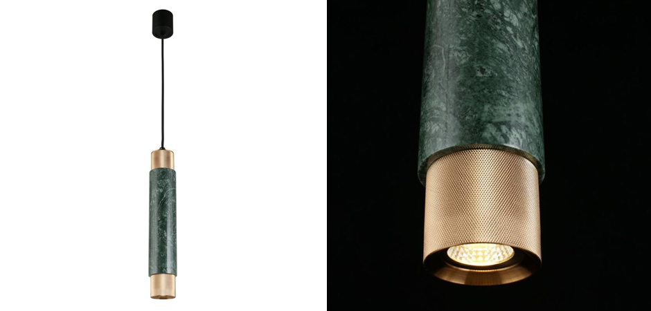Подвесной светильник Cocktail Tube Изумрудный Подвесной светильник Cocktail Tube Изумрудный - Loft-Concept в Перми