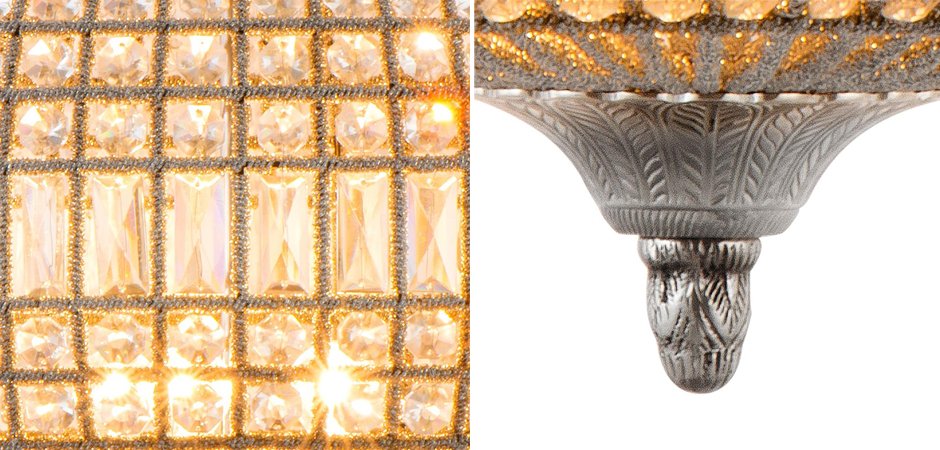 Люстра Chandelier Kasbah Oval L Nickel - Loft-Concept в Перми