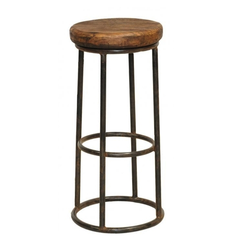 Барный стул Industrial Rust London Bar Stool Коричневый в Перми | Loft Concept 