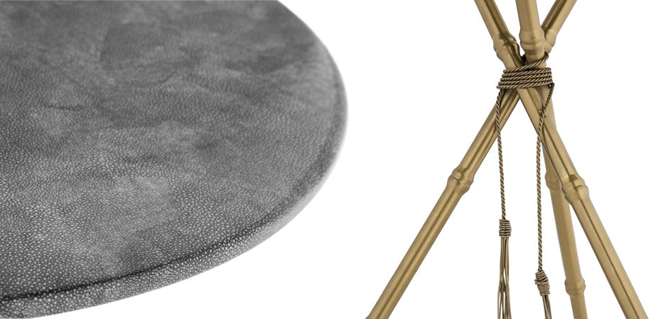 Приставной стол Stingray Skin Triangles Приставной стол Stingray Skin Triangles - Loft-Concept в Перми