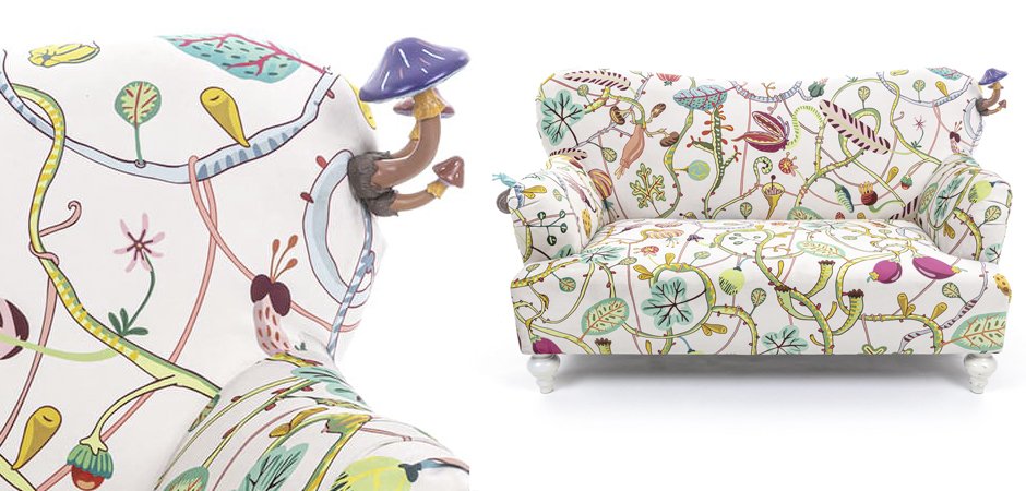 Диван Seletti Botanical Diva Sofa White Диван Seletti Botanical Diva Sofa White - Loft-Concept в Перми