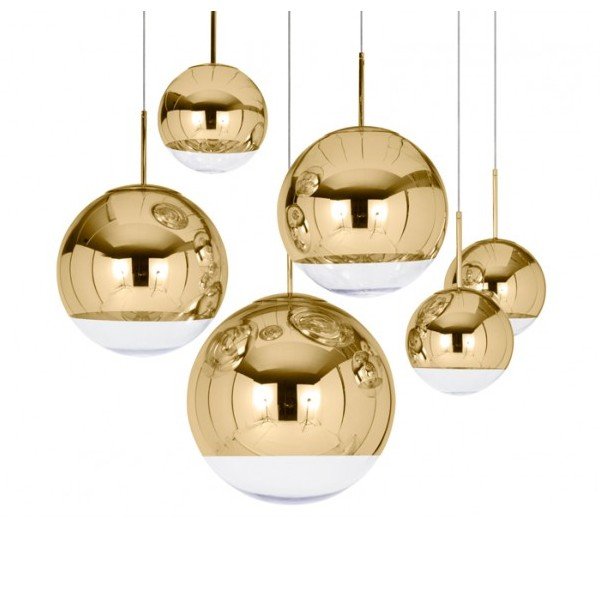 Подвесной светильник Mirror Ball Gold Золотой в Перми | Loft Concept 