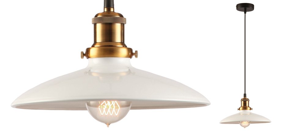 Подвесной светильник Loft Industrial White Bronze Подвесной светильник Loft Industrial White Bronze - Loft-Concept в Перми