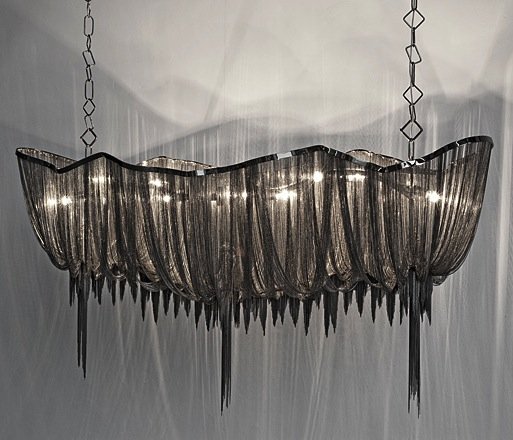 Люстра Atlantis Aluminium Chain Chandelier  в Перми | Loft Concept 