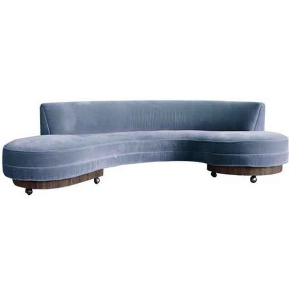 Early Vladimir Kagan Sofa Сизый в Перми | Loft Concept 