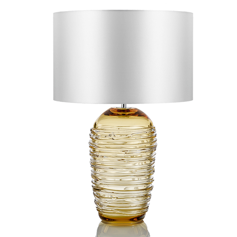 Настольная лампа Porta Romana GLB32 GLASS THREAD LAMP Amber Янтарь (Amber) Молочный в Перми | Loft Concept 