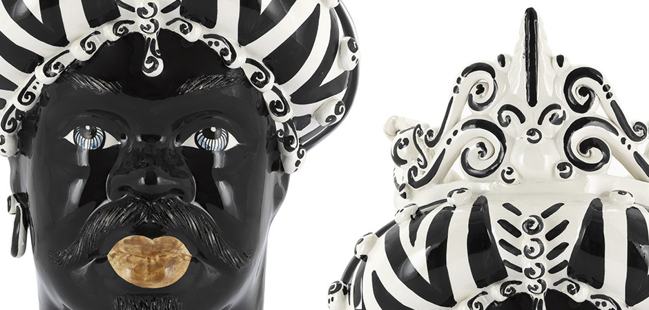 Ваза VASE MORO MAN MEDIUM zebra Ваза VASE MORO MAN MEDIUM zebra - Loft-Concept в Перми