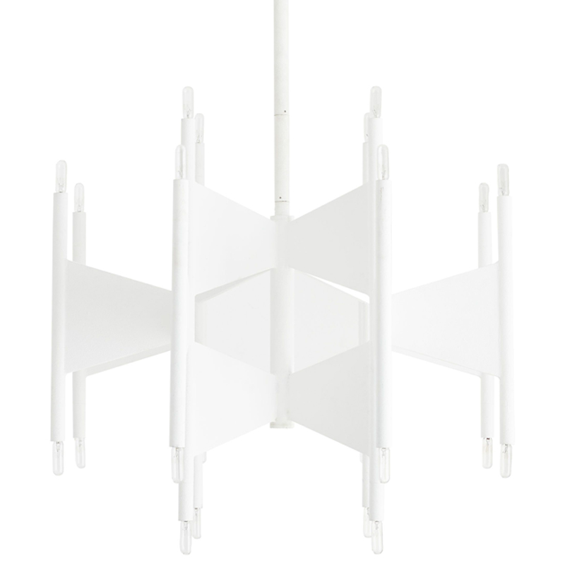 Люстра Arteriors DESKINS CHANDELIER Белый в Перми | Loft Concept 