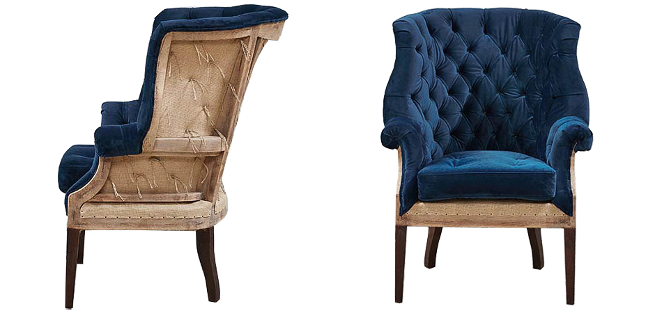Кресло Gamilton Armchair Blue Кресло Gamilton Armchair Blue - Loft-Concept в Перми