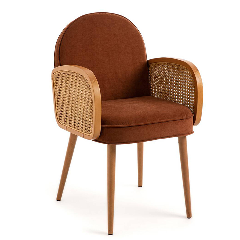 Стул Morten Wicker Terracotta Chair Терракотовый в Перми | Loft Concept 