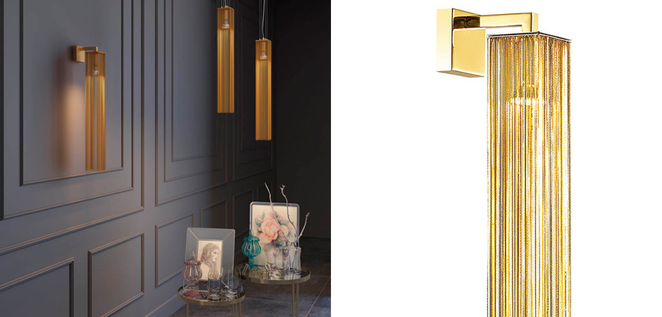 Бра Atlantis Chain Gold One Sconces Бра Atlantis Chain Gold One Sconces - Loft-Concept в Перми
