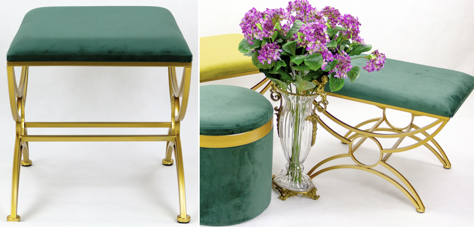 Пуф Art Deco Shapes Emerald Пуф Art Deco Shapes Emerald - Loft-Concept в Перми