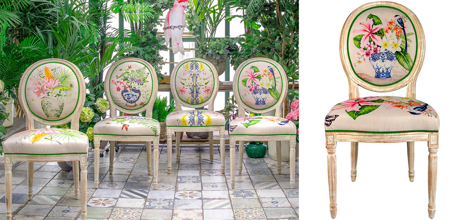 Стул Pink Hibiscus Stool Стул Pink Hibiscus Stool - Loft-Concept в Перми