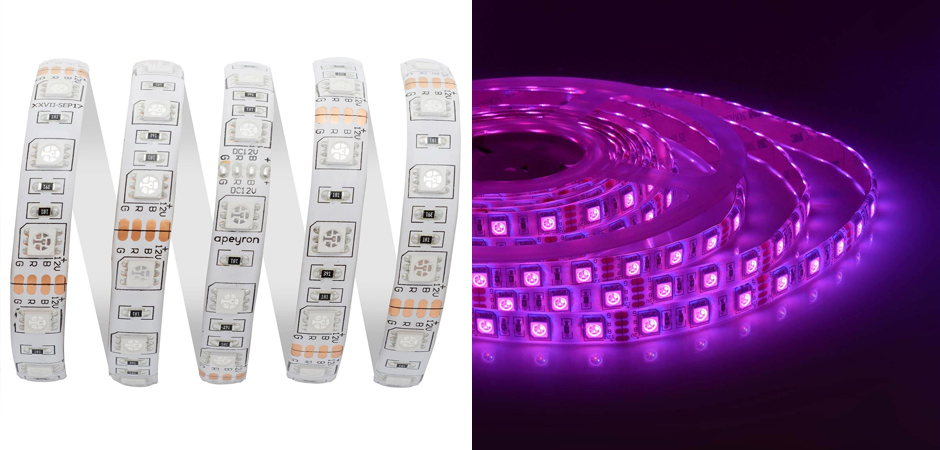 Светодиодная влагозащищенная лента 14,4W/m 60Led/m 5050SMD разноцветная 1M Светодиодная влагозащищенная лента 14,4W/m 60Led/m 5050SMD разноцветная 1M - Loft-Concept в Перми
