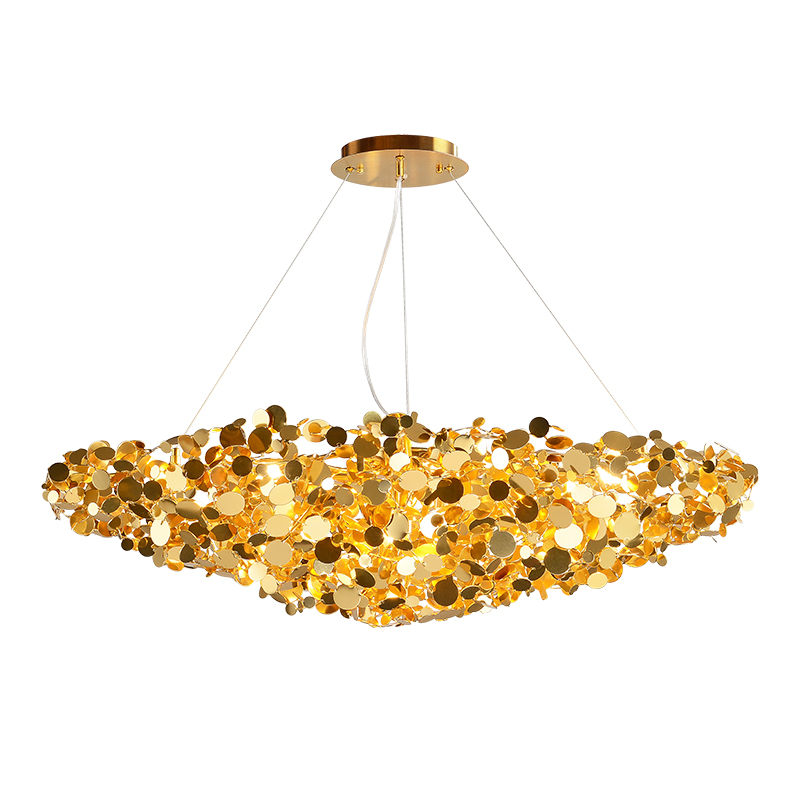 Люстра Godfreet Gold Chandelier Золотой в Перми | Loft Concept 