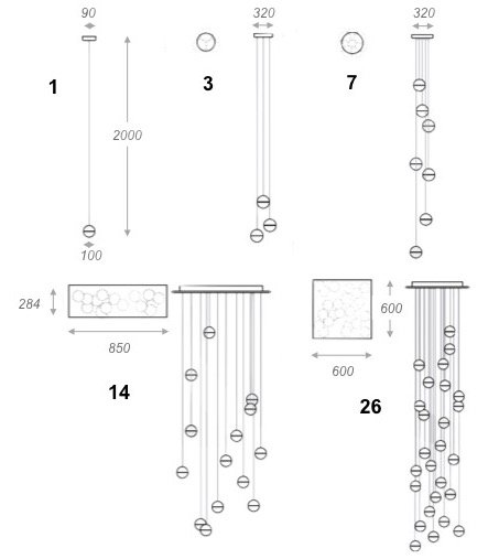 Bocci Led Crystal Glass Ball 1 в Перми