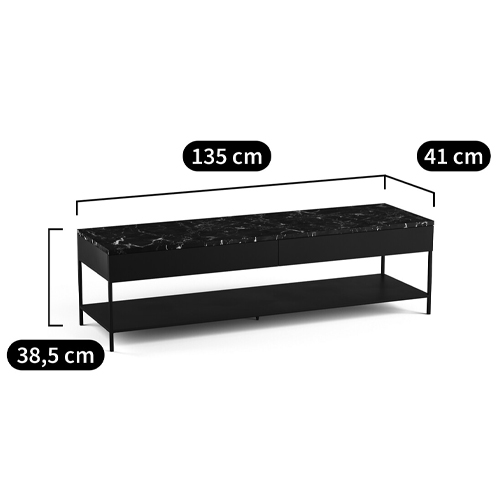 ТВ-тумба с мраморной столешницей Vayo Marble TV Stand в Перми