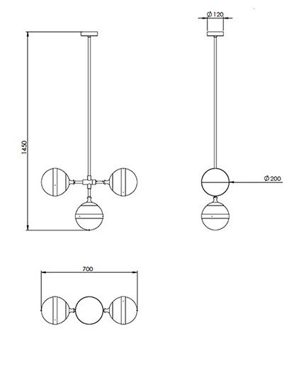 Люстра Peggy Futura lamp III Hangar Design в Перми