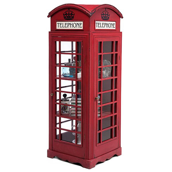 Витрина "Телефонная будка" London telephone box Красный (Red) в Перми | Loft Concept 