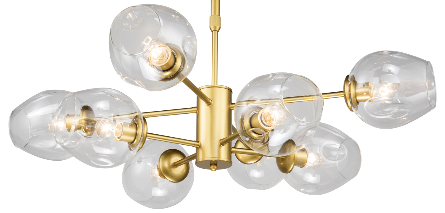 Люстра Branching Bubble Chandelier gold 8 - фото