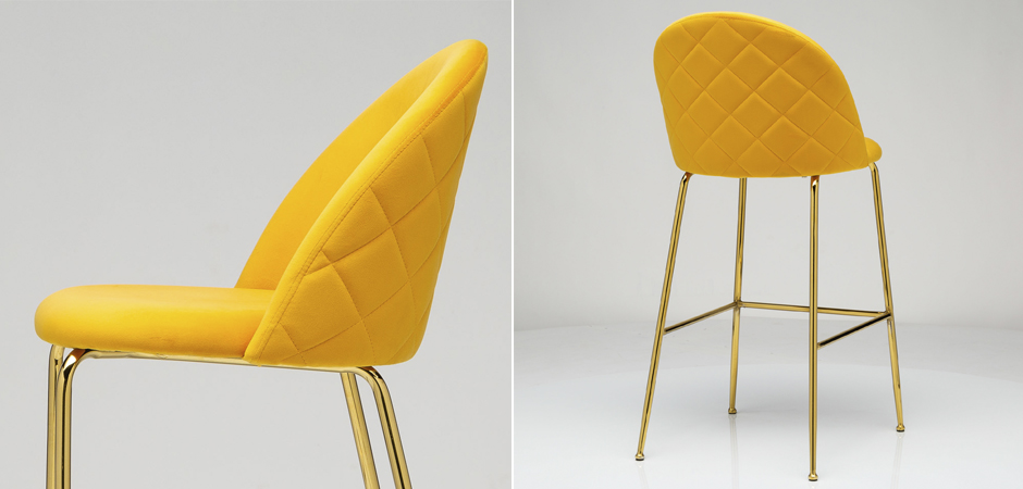 Барный стул Vendramin Bar Stool yellow Барный стул Vendramin Bar Stool yellow - Loft-Concept в Перми