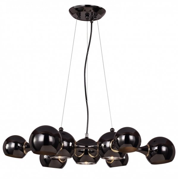 Люстра Chemical Light Chandelier 9 Black Черный в Перми | Loft Concept 