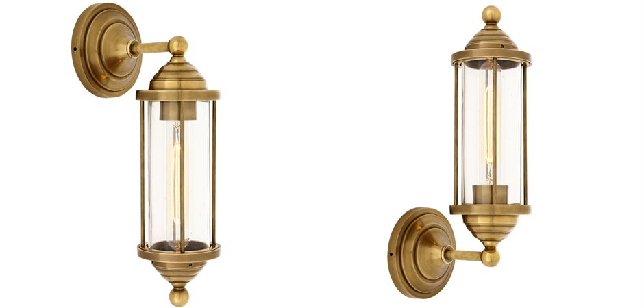 Бра Eichholtz Wall Lamp Clayton Brass Бра Eichholtz Wall Lamp Clayton Brass - Loft-Concept в Перми