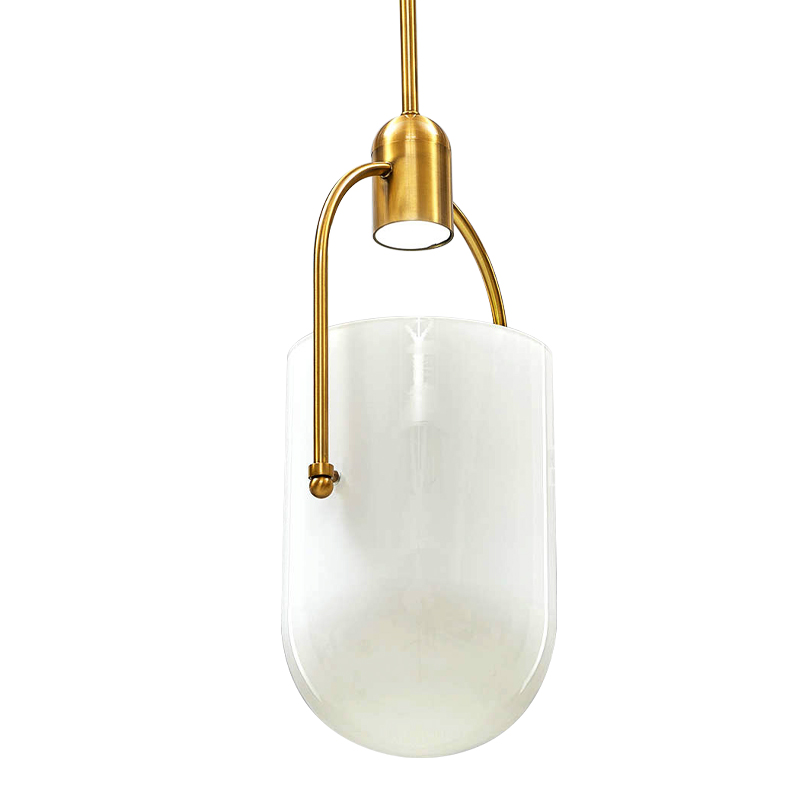 Подвесной светильник Allied Maker Hanging Lamp Золотой Белый в Перми | Loft Concept 