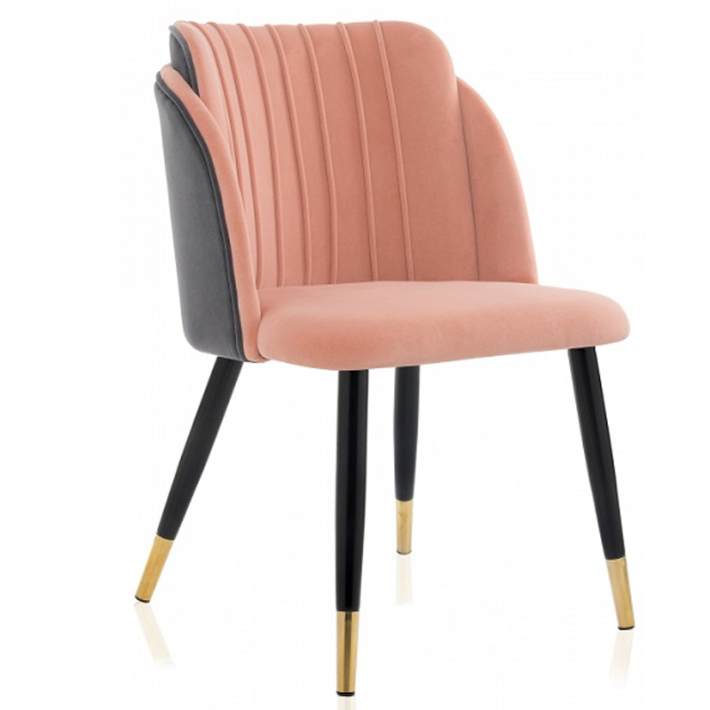 Стул Alester Chair pink Розовый (Rose) Серый (Gray) в Перми | Loft Concept 