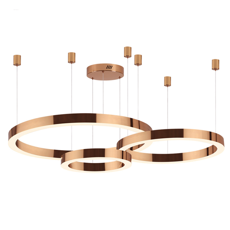 Люстра 3 Bronze Ring Horizontal Бронза в Перми | Loft Concept 