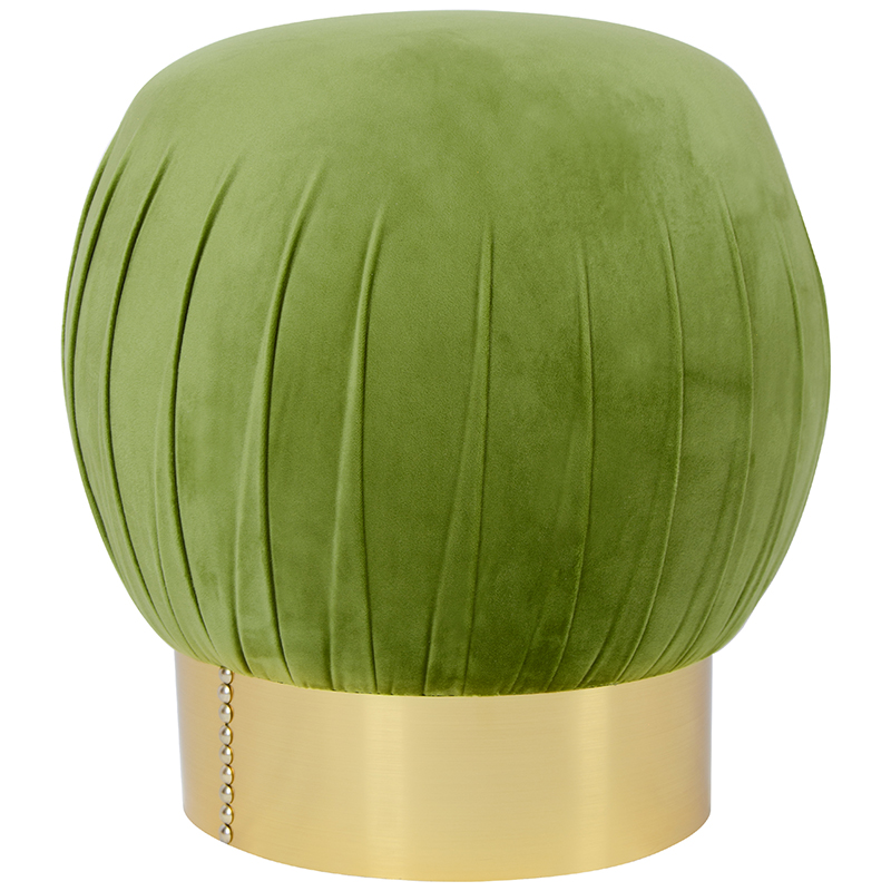 Оттоманка Art Deco Turban green Золотой Зеленый смок в Перми | Loft Concept 