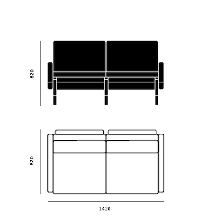 Диван PK31 2 Seat в Перми