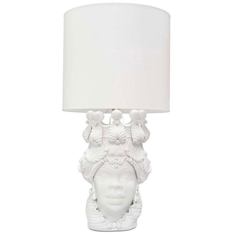 Настольная лампа Table Lamp Moro Lady Big Lipstick White Белый в Перми | Loft Concept 