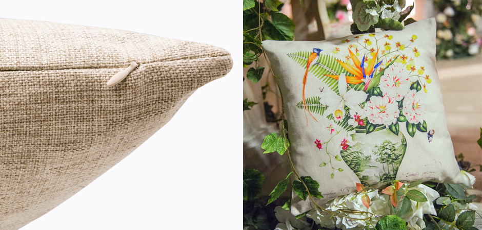 Декоративная подушка Bouquet with Strelitzia Pillow Декоративная подушка Bouquet with Strelitzia Pillow - Loft-Concept в Перми