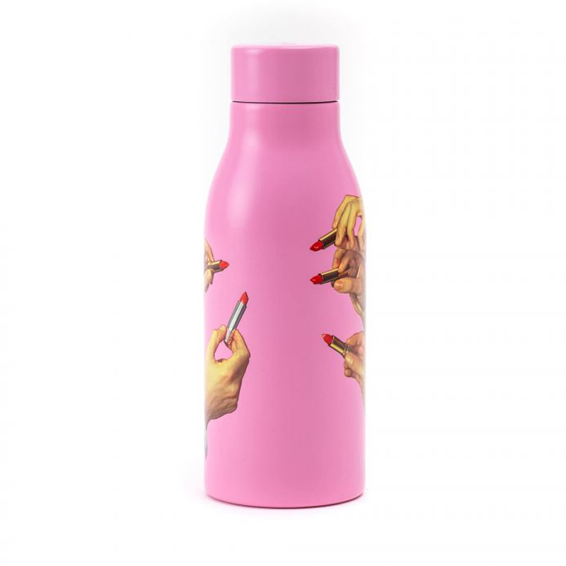 Бутылка Seletti Thermal Bottle Lipstick Pink Розовый в Перми | Loft Concept 