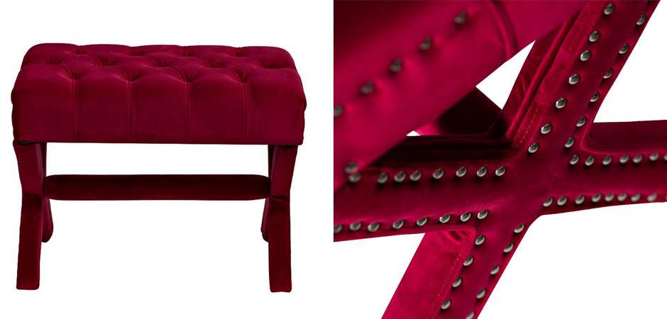 Пуф X Bench Capitone Ruby Пуф X Bench Capitone Ruby - Loft-Concept в Перми