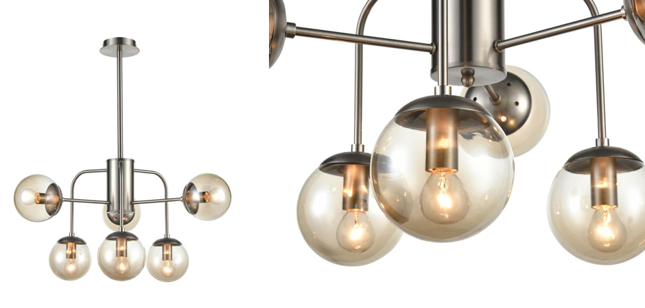 Люстра Amber Balls Chandelier 6 Люстра Amber Balls Chandelier 6 - Loft-Concept в Перми