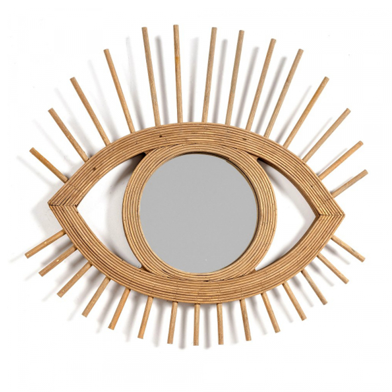 Зеркало Mirror Wooden Eye Коричневый в Перми | Loft Concept 