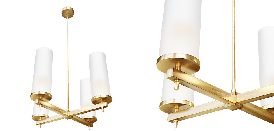 Люстра Дизайнерская Candle Holder 4 лампы Люстра Дизайнерская Candle Holder 4 лампы - Loft-Concept в Перми