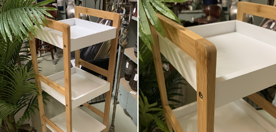 Стеллаж Stockholm White & Beige Slim Стеллаж Stockholm White & Beige Slim - Loft-Concept в Перми