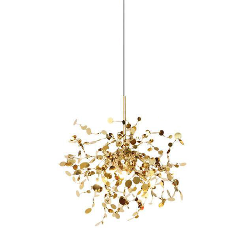 Люстра Terzani Argent Suspension Gold Pendant lamp 50 Золотой в Перми | Loft Concept 