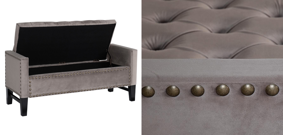 Банкетка с ящиком Helen Bench Seat Банкетка с ящиком Helen Bench Seat - Loft-Concept в Перми