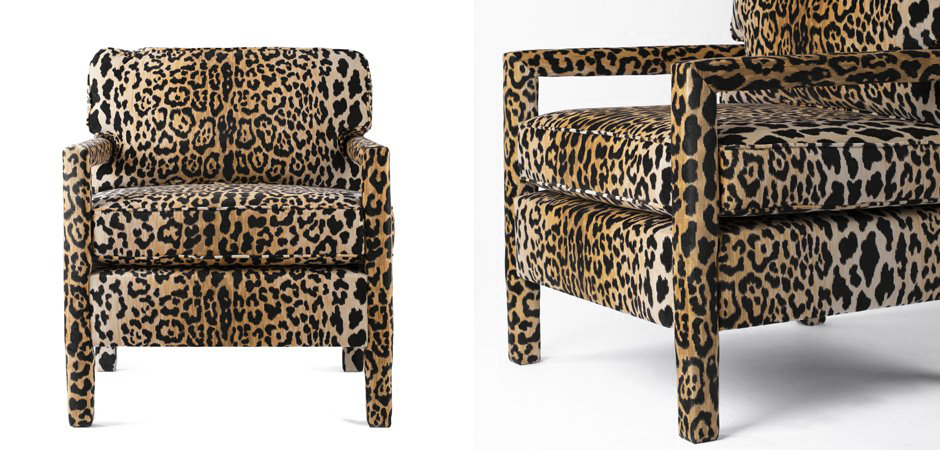 Кресло Leopard Parsons Chair Кресло Leopard Parsons Chair - Loft-Concept в Перми