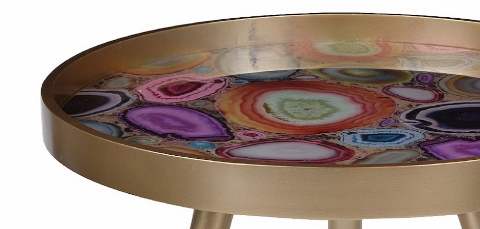 Журнальный стол Purple agate Журнальный стол Purple agate - Loft-Concept в Перми