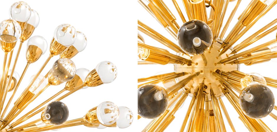Люстра Chandelier Antares L Gold Люстра Chandelier Antares L Gold - Loft-Concept в Перми