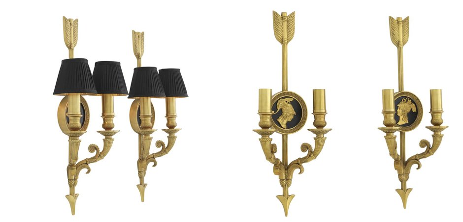 Комплект из 2-х бра Eichholtz Wall Lamp Tiberius Комплект из 2-х бра Eichholtz Wall Lamp Tiberius - Loft-Concept в Перми